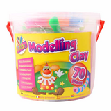 70 Piece Modelling Clay Tub Including Tools