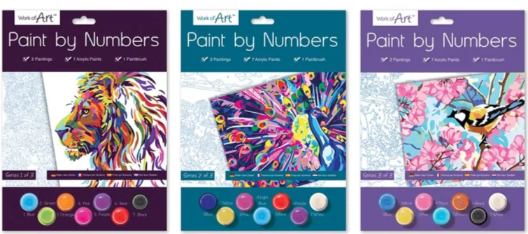 Paint by numbers - A4