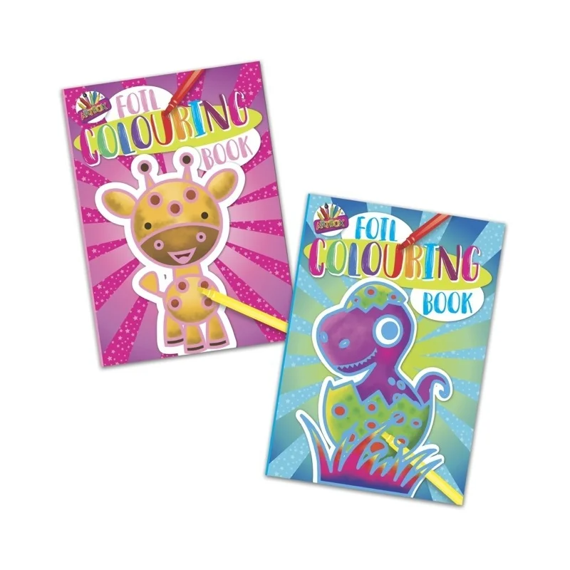 Foil Colouring Book