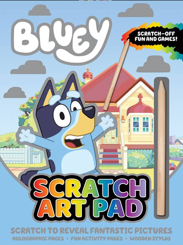 Bluey Scratch Art Pad