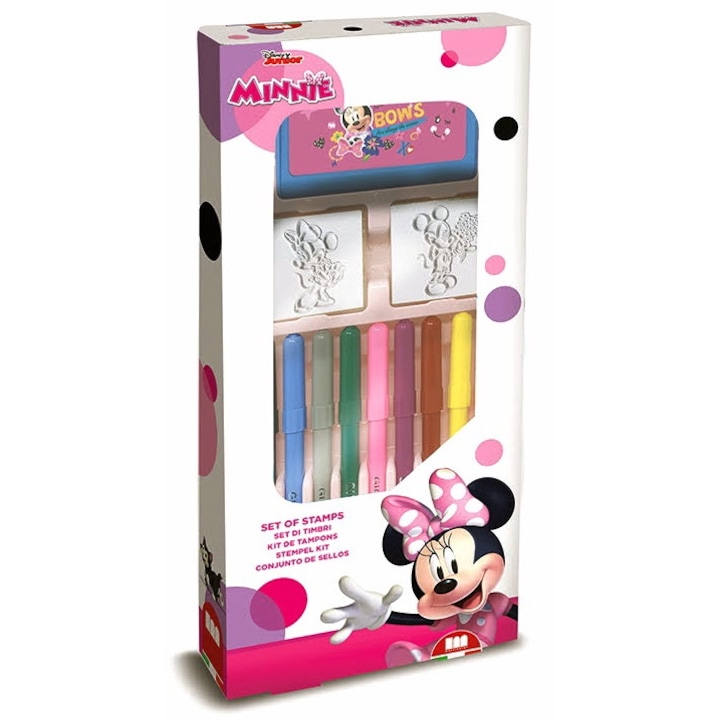 Small - colouring & Stamp set - Minnie Mouse