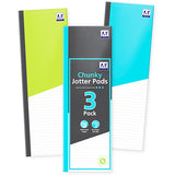 Chunky jotter pads - 3pcs