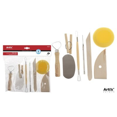 Artix Clay Modelling Tools - 8pcs