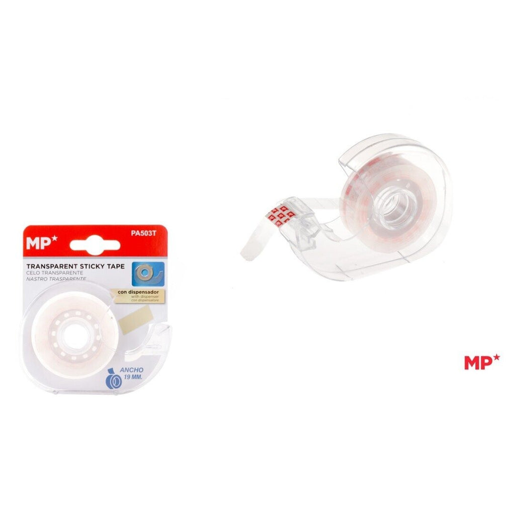 Sticky tape with dispenser