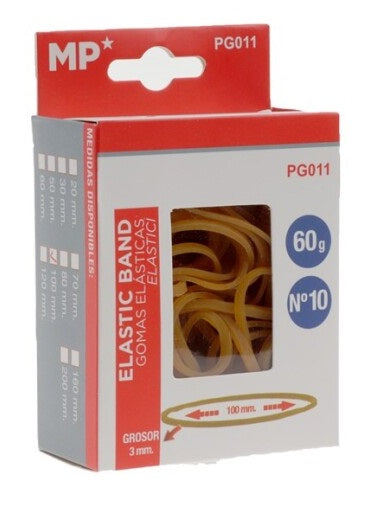 MP Heavy Duty Elastic Bands, 100mm