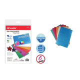 Glitter foam sheets pack 6 colours