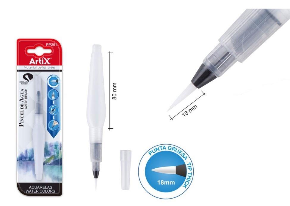 Brush water pens