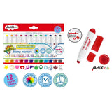 Artix Double Ended Stamp Pens - 12pcs