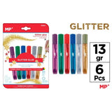 Glitter Glue 6 pcs