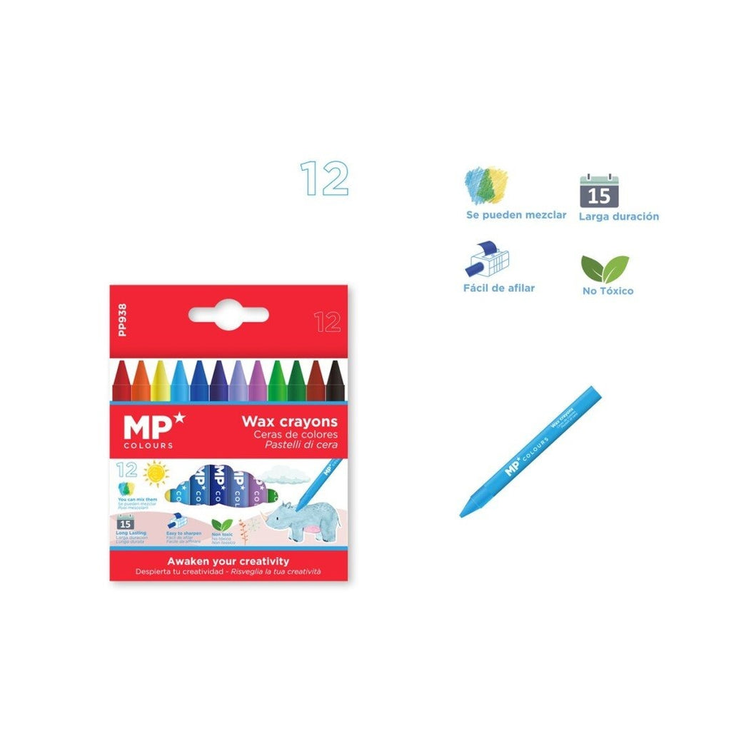 Artix wax crayons - 12 pcs