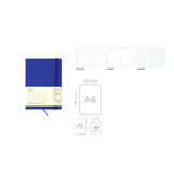 Blue A6 Notebook - lined, squared or blank