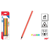 Flourescent Pencils 6pcs