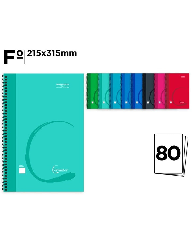 A4 Notebook - Lined, plastic cover