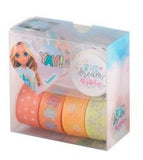 Washi tapes x4 with dispenser