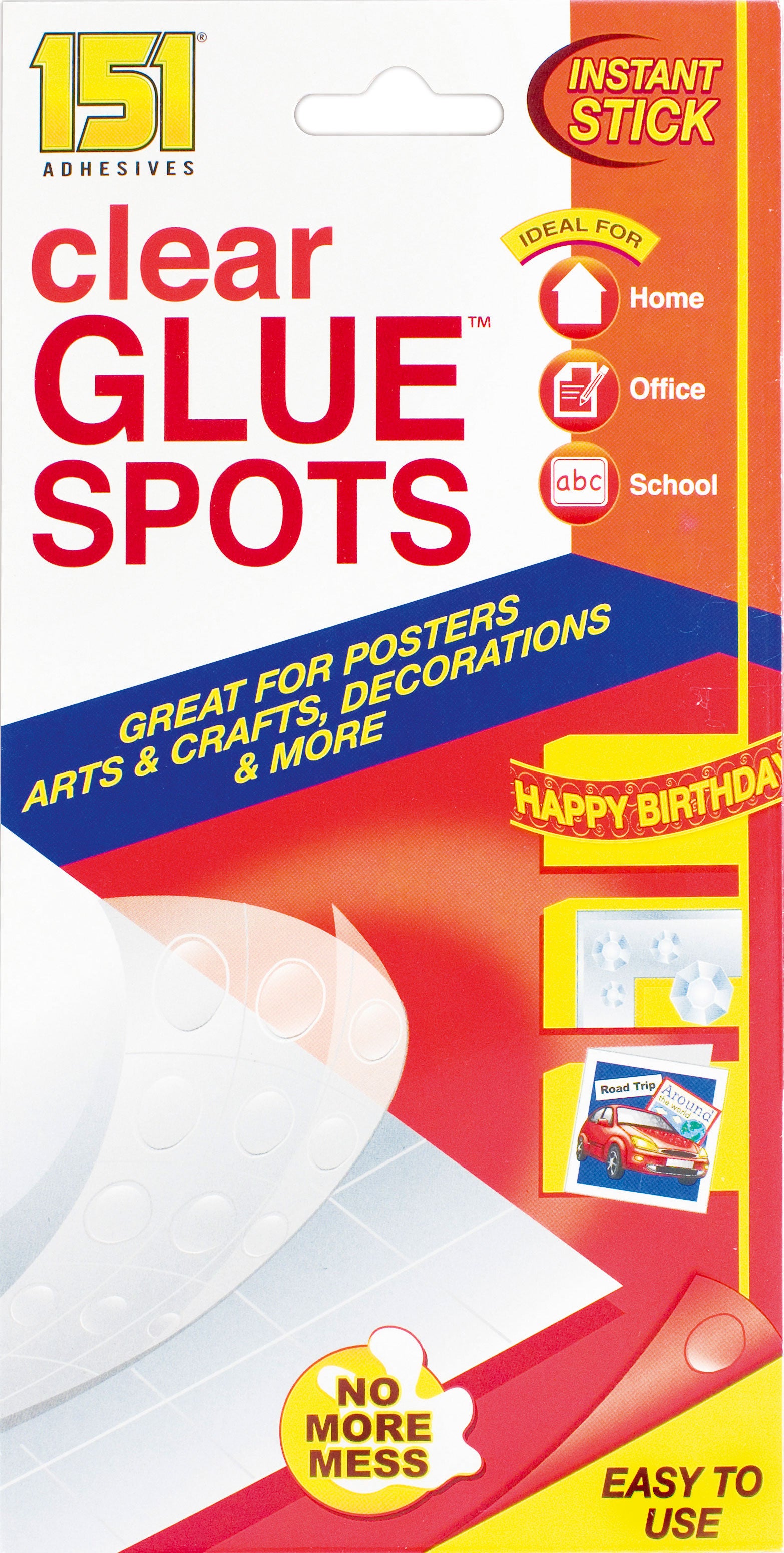 Clear Glue Spots