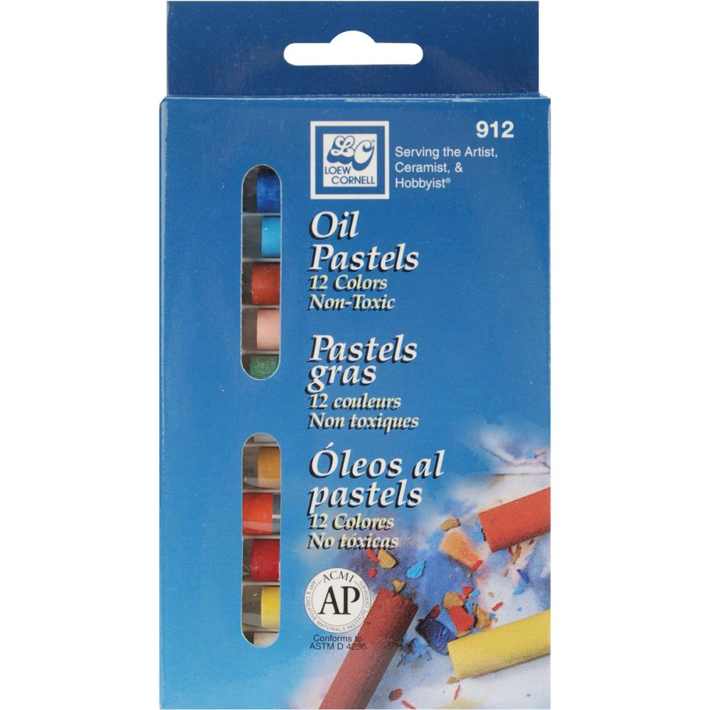 OIL PASTEL SET - 12 COLORS 