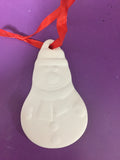 Ceramic XMAS flat HANGING