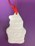 Ceramic XMAS flat HANGING