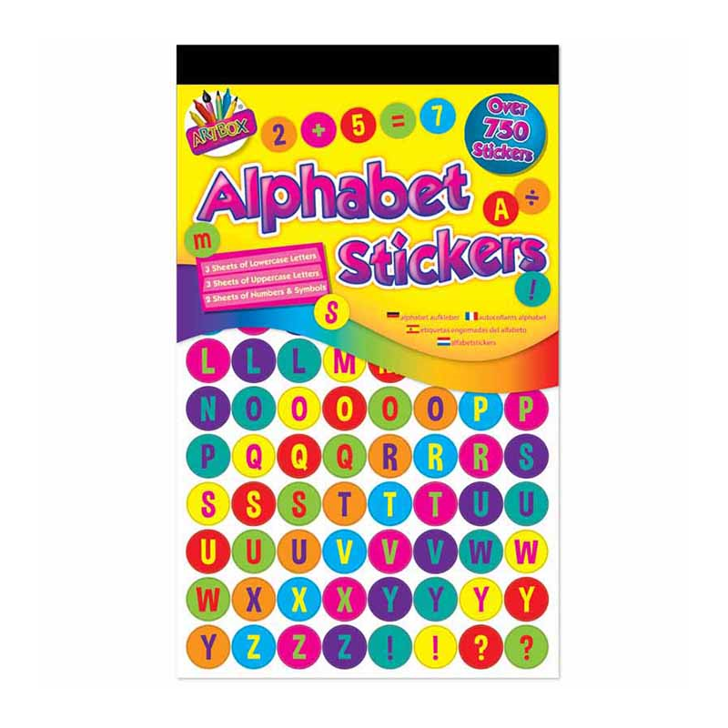 Alphabet & number Stickers