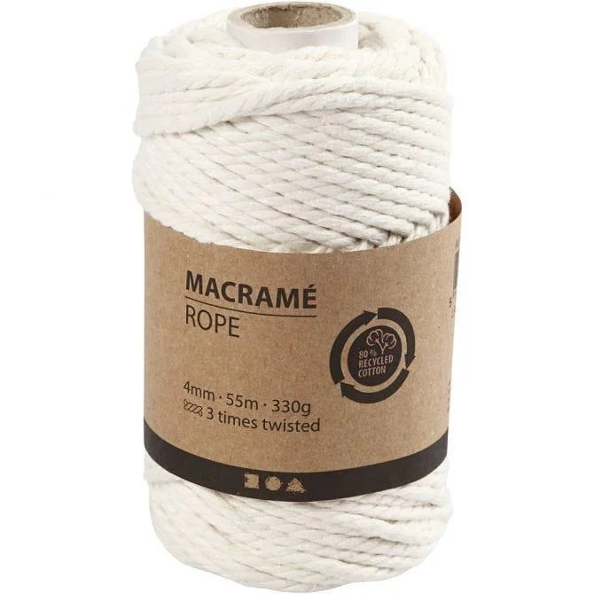 Macrame cord - off white