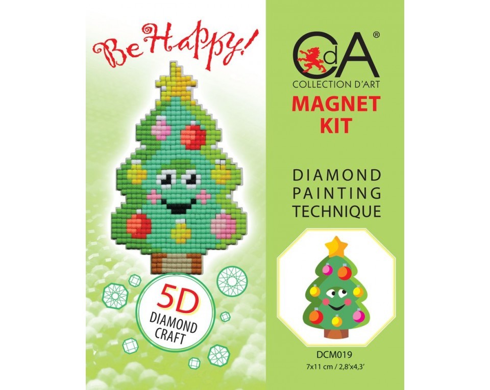 Diamond Painting Magnet Kit - christmas tree