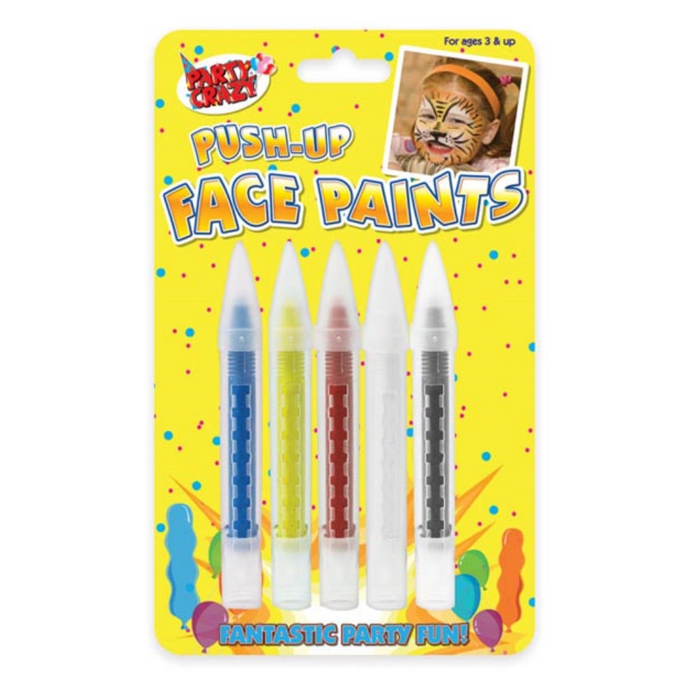 push up face paints - 5pcs