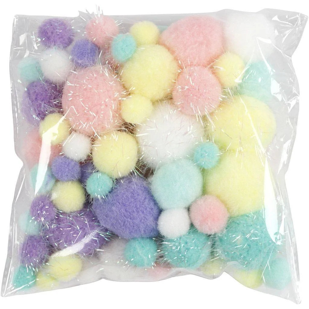 Pastel Pom Poms