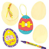 Hanging Easter Egg Wooden Decorations
