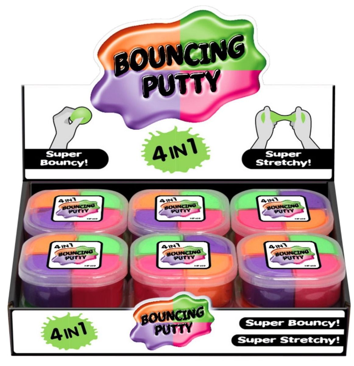 4 in 1 Bouncing Putty / slime