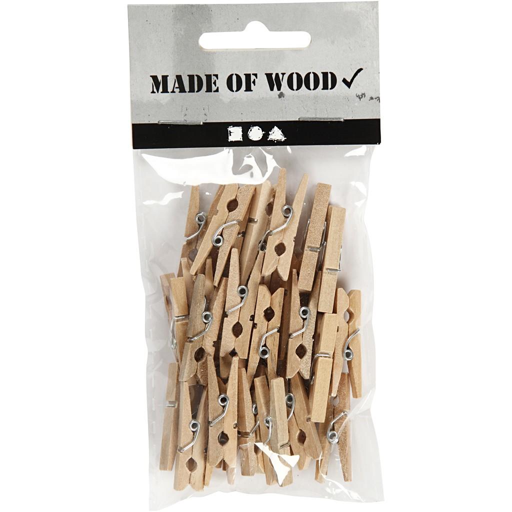 Mini Wooden Pegs