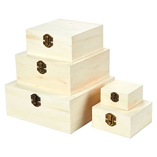 Mini Wooden Treasure Chests
