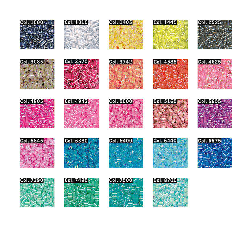 Gutermann Bugle Beads 2mm 10g Tube