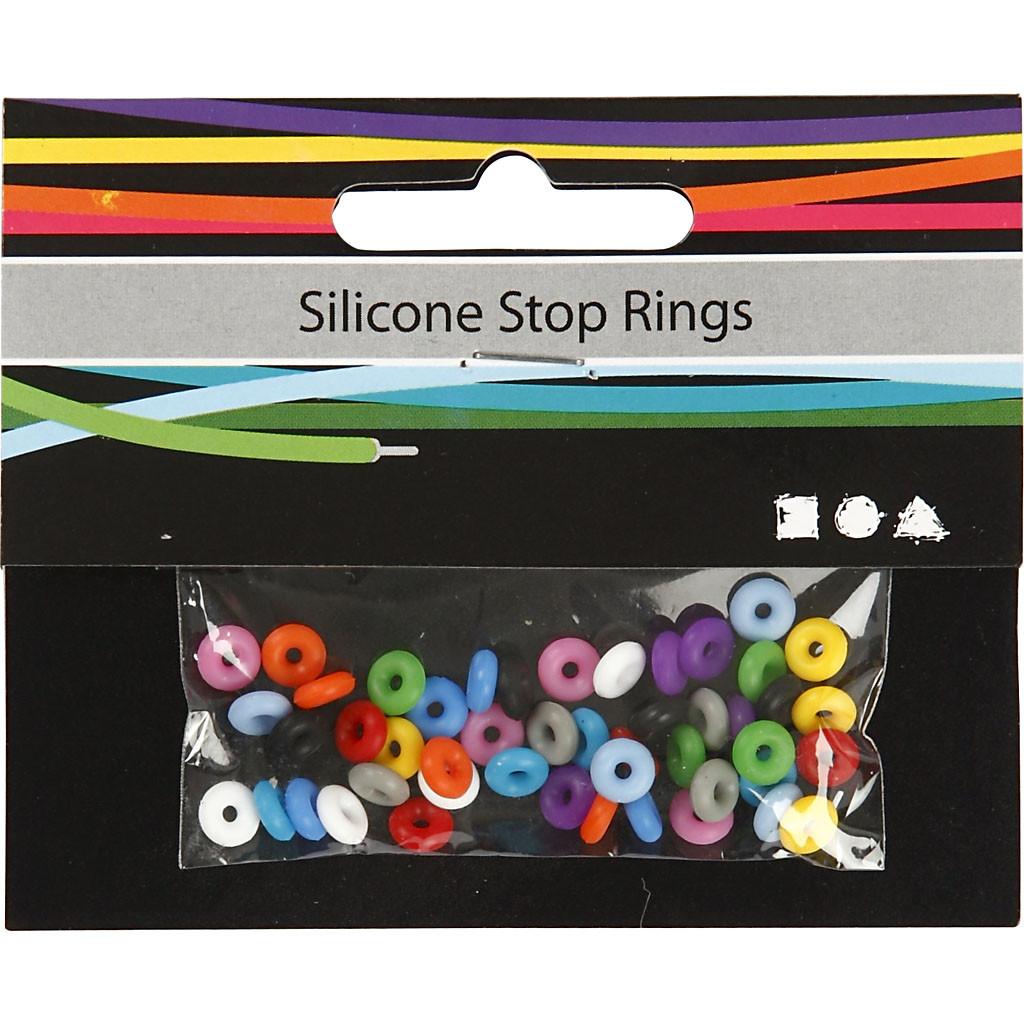 Silicone stop rings