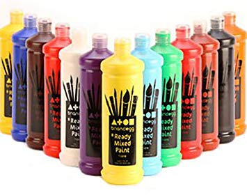 Individual ReadyMixed poster paint bottles (500ml)