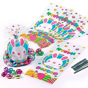 Easter Cellophane Bags - 20pcs