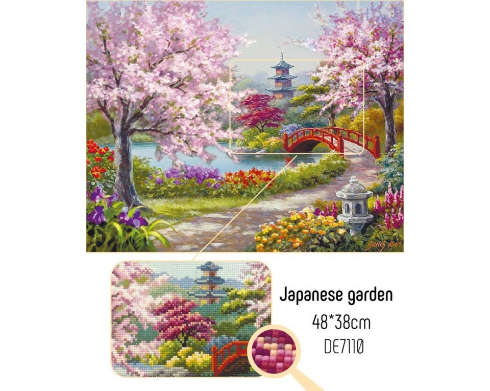 DIAMOND ART KIT - japanese garden