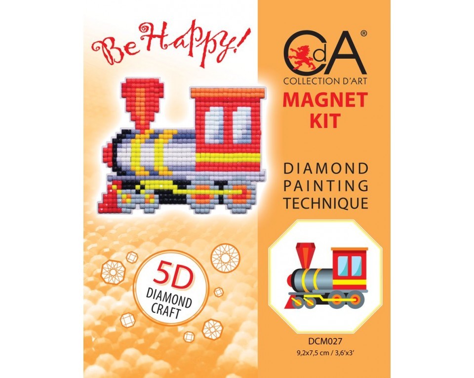 Diamond Painting Magnet Kit - Train 2