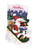 Christmas Fun Felt Applique Stocking Kit