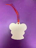 Ceramic XMAS flat HANGING