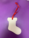 Ceramic XMAS flat HANGING