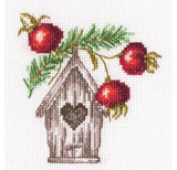 Beginner Counted Cross Stitch kit  - flowers and fruit