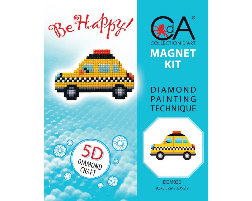 Diamond Painting Magnet Kit - Taxi