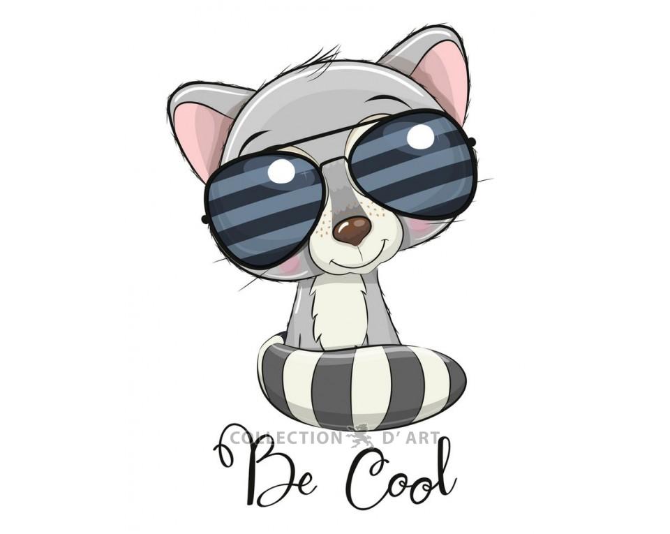 Diamond art mosaic card kit . stylish lemur