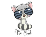 Diamond art mosaic card kit . stylish lemur