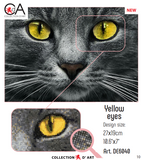 DIAMOND ART KIT - YELLOW EYES