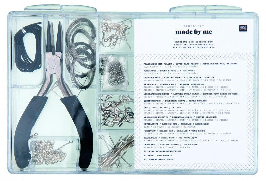Jewellery making Tools And Accessories Set, App. 198 Pieces