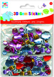 3D Gem Stickers