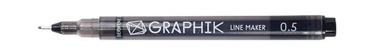 Derwent graphic Fine Liner pen