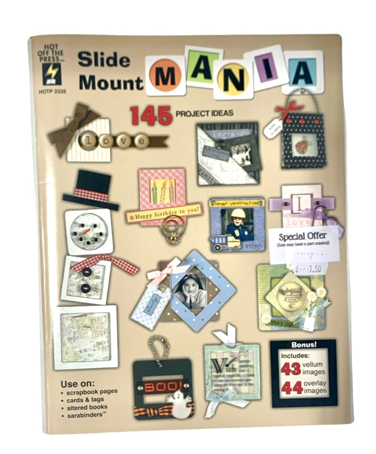 Scrapbooking paper pack - ' slide mount mania'
