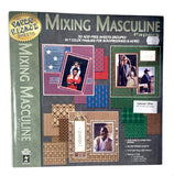 Scrapbooking papers - 'mixing masculine'